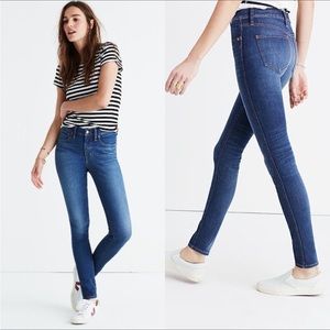 Madewell 9” High-Rise Skinny Jeans EUC